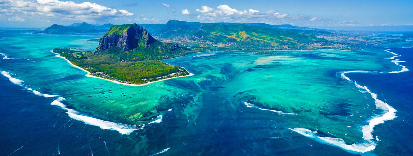 Mauritius - Le Morne Brabant and Underwater Waterfall